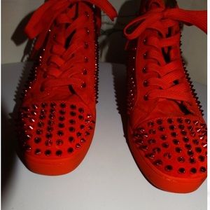 Red Christian Louboutin Sneakers